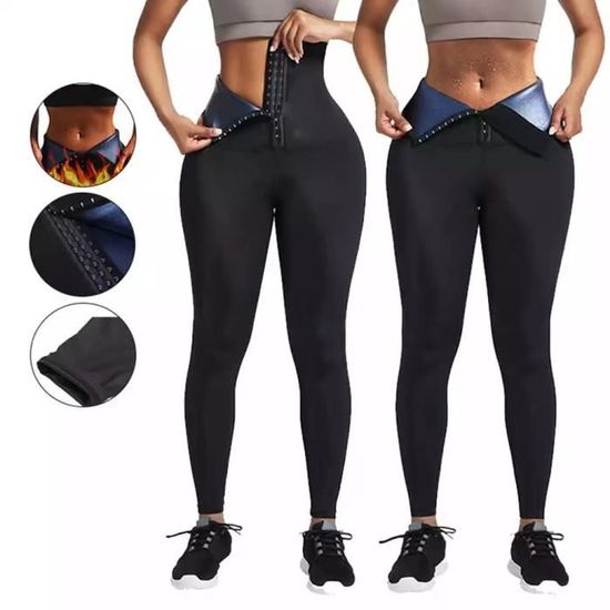 Pantalon De Sudation Femme Legging,Minceur Transpiration Sauna Pants