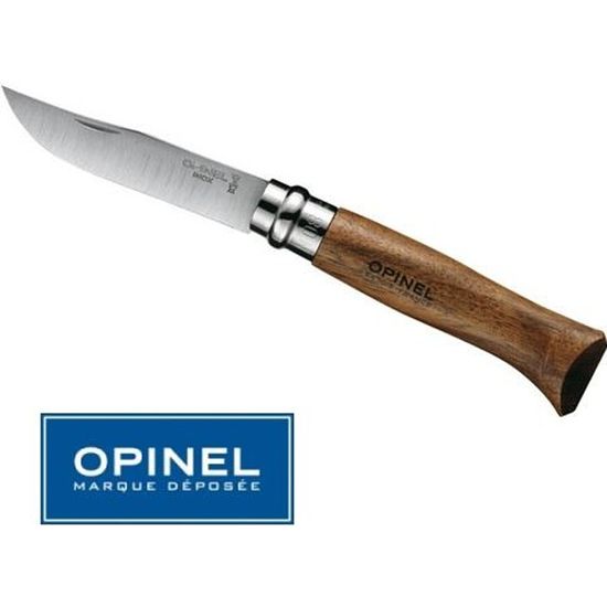 Ancien Couteau Opinel - Manche Bois - Cuisine Ou Bureau - Vintage