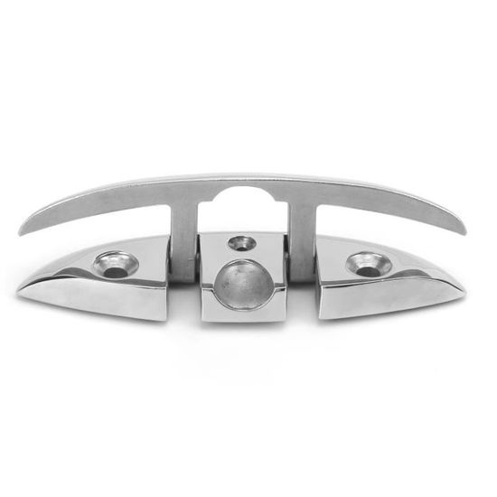 Taquet Coinceur Corde Bateaux INOX - Taquets D'Amarrage Marine Kayak Argent