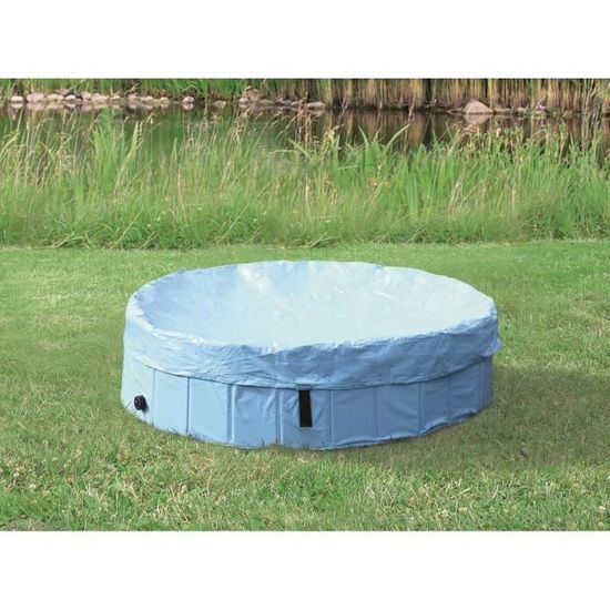 TRIXIE Protection de piscine - Ø 160 cm - Bleu clair - Pour chien