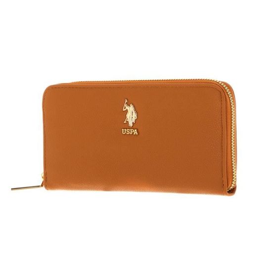 U.S. Polo Assn. Womens Jones Chic Zip Around Wallet in Pink