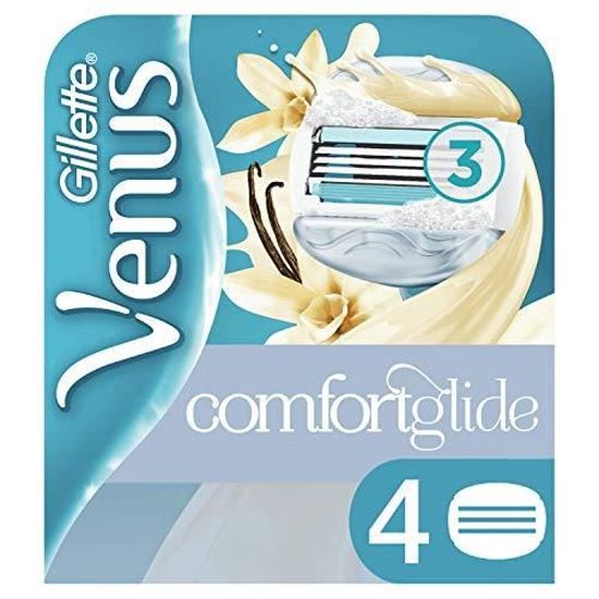 Lot De 2 Boîtes De Recharges De Lames Gillette Venus Comfortglide Breeze (x4 Chacune)