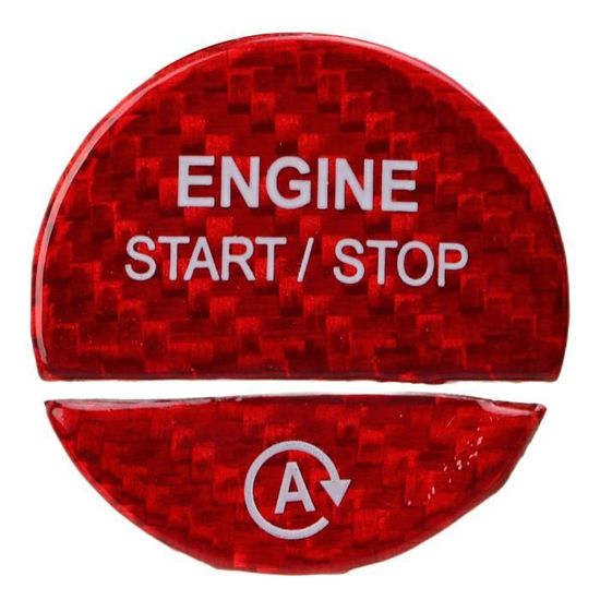 Duokon couvercle du bouton de démarrage du moteur de voiture Remplacement  rouge du couvercle du bouton d'arrêt du démarrage du - Cdiscount Auto