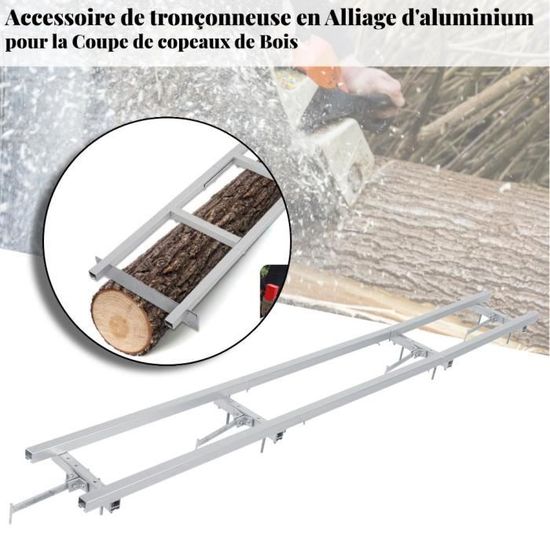 Zhihushop - Moulin à Scie à chaîne de 9ft Planche de Tronçonneuse avec  accessoires de travail du bois - 90952 - Cdiscount Jardin