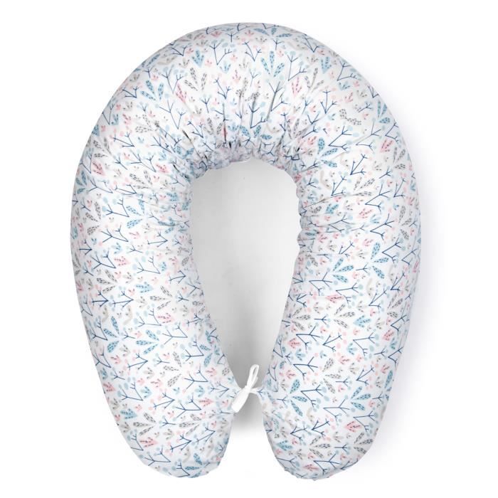 Amilian coussin d'allaitement, coussin de positionnement latéral, idéal pour la grossesse et les petits bébés, Viburnum