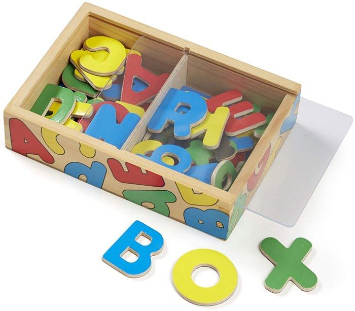 MELISSA & DOUG - 52 Aimants Alphabet En Bois