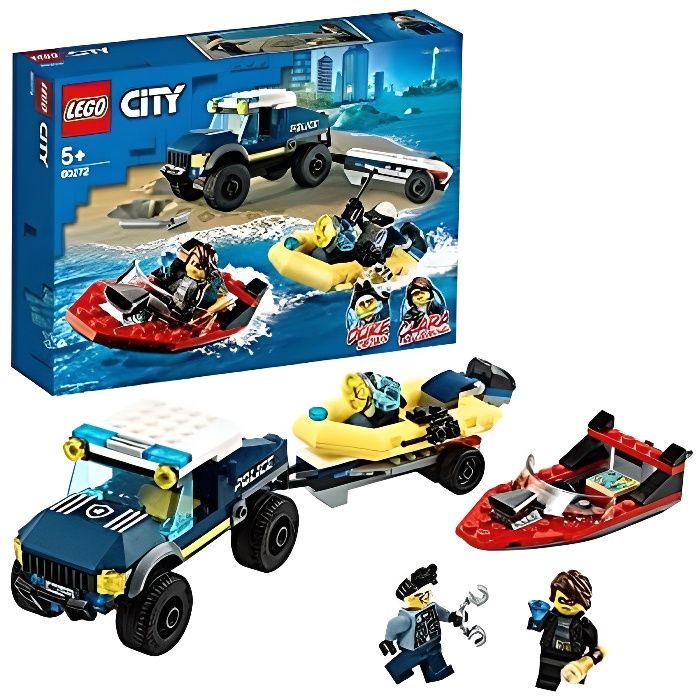 Lego City - Le Transport De Bateau De La Police D'élite - 60272 - 60272