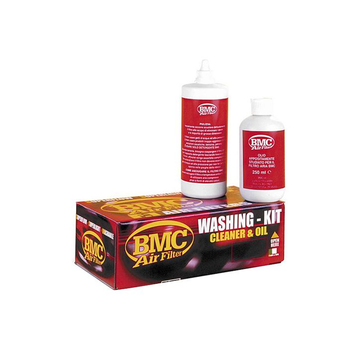Kit entretien filtre à air BMC - Nettoyant et Huile