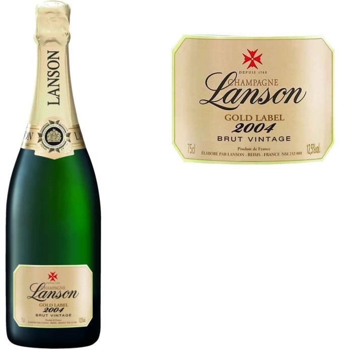 Champagne Lanson Gold Label 2004 Vintage Brut - 75 cl