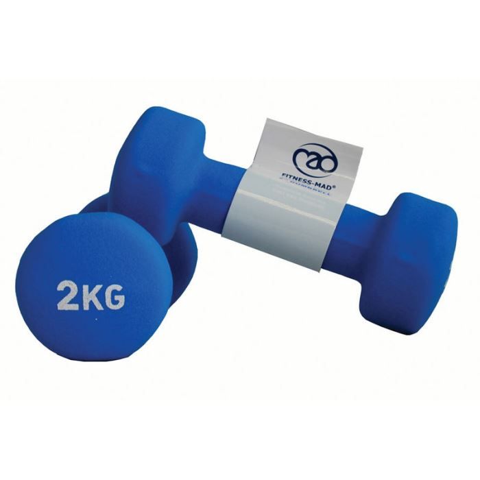 2.0Kg Neoprene Dumbbells - Blue
