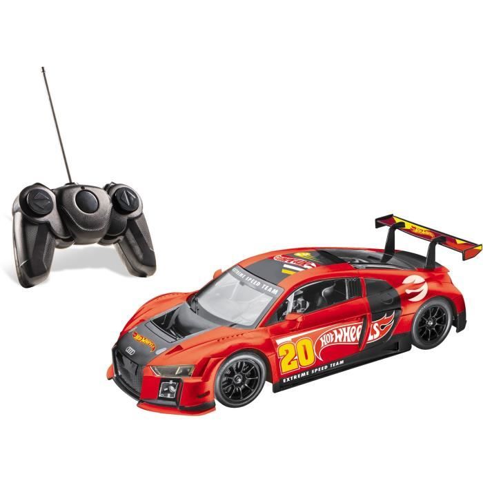 Hot Wheels - Audi R8 - Rallye - Voiture Radiocommandée - échelle 1/14ème - Garçon - Mixte - A partir de 3 ans