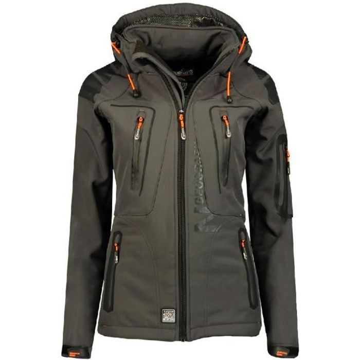 Veste Softshell Kaki Femme Geographical Norway Tisland New
