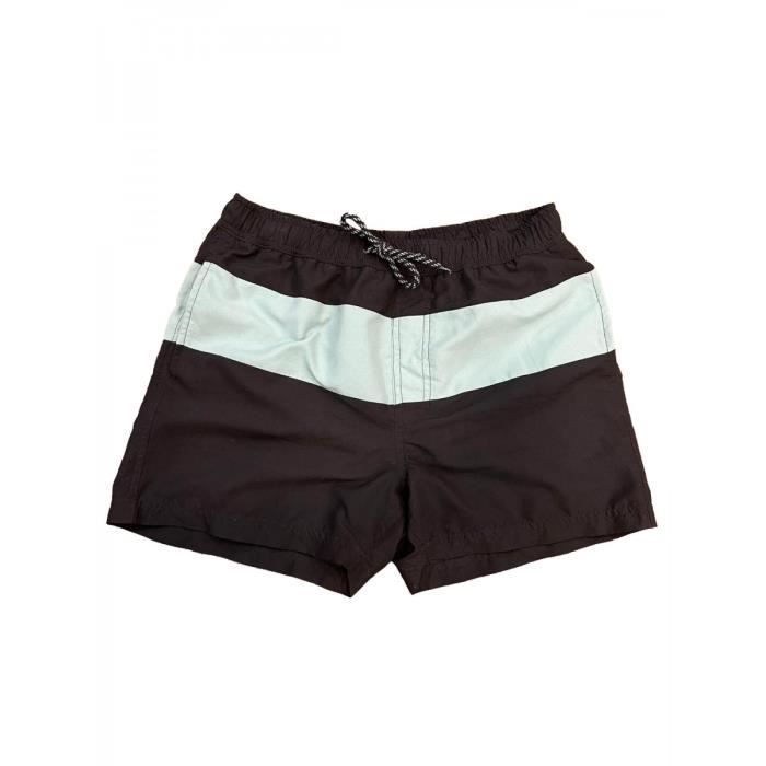 Torrente Couture Short de bain tricolore Sun Noir Homme