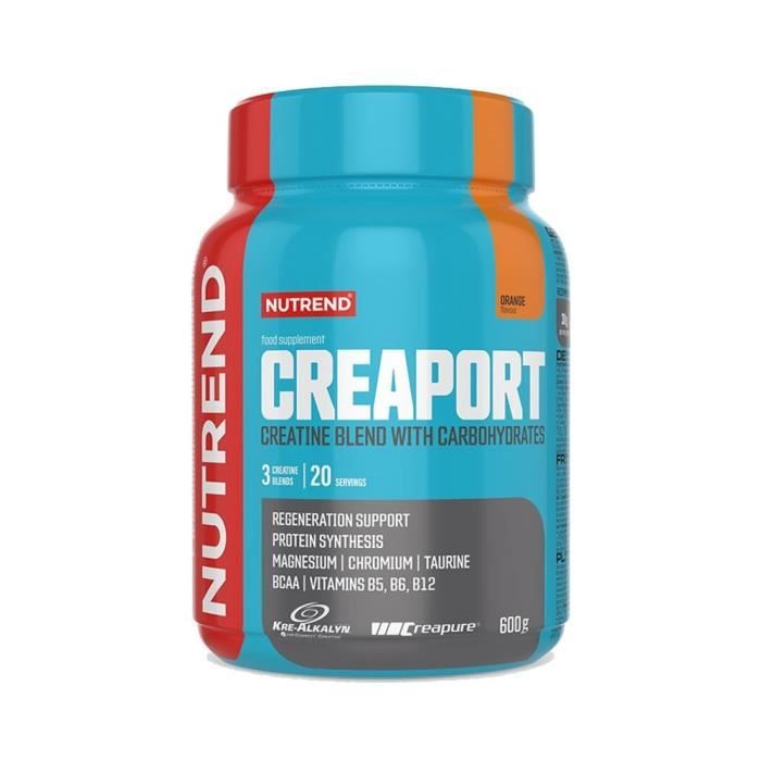 CREAPORT 600g Orange Nutrend Creatine Creapure Kre Alkalyn BCAA Taurine Vitamines