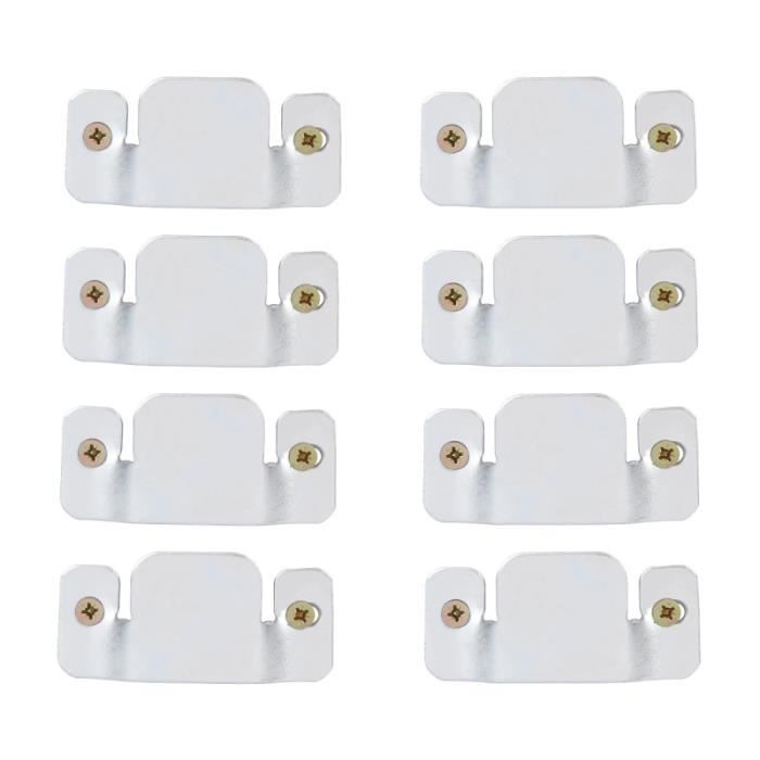 OUNONA 8 pièces Durable bonne qualité canapé connecteur support verrouillage pour meubles de salon