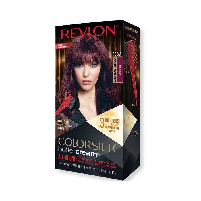 REVLON - Coloration Permanente Butter Cream COLORSILK - 48BV BourgogneRevlon