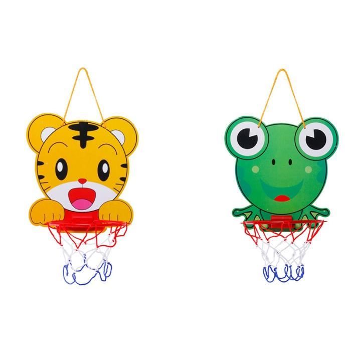Cerceau de Basket-Ball de Dessin Animé Jouet de Basket-Ball pour Enfants Panier de Dessin Animé RéGlable Animal Sports éDucatifs