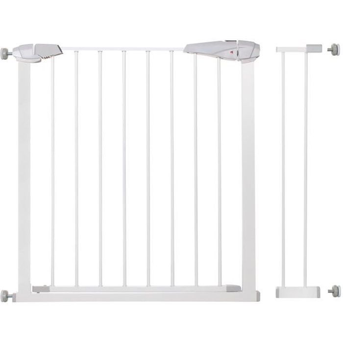 SPRINGOS® Barrière de Sécurité Bébé, Enfant pour Escaliers, Portes 76-99 cm