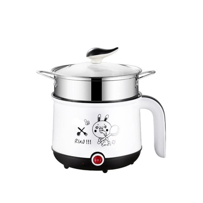 SUPER Cuiseur Vapeur Electrique - 1.8L 600W - PRISE EU 220V NOIR