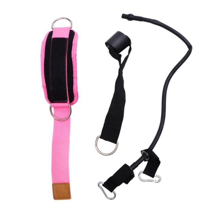 1 ensemble de sport reliant la boucle de jambe équipement de formation de fitness anneaux de pied portail cadre force de hanche