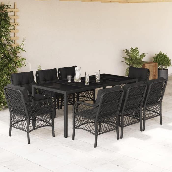 vidaXL Ensemble de jardin 9 pcs - vue 7