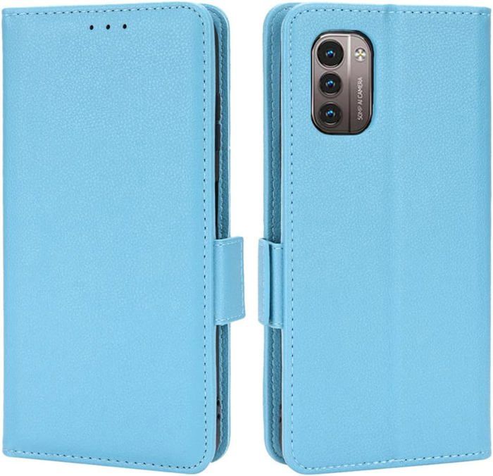 SATURCASE Custodia per Nokia G11 G21, motivo albero di gatto in pelle PU con chiusura magnetica a portafoglio per Nokia G11 G21 (verde