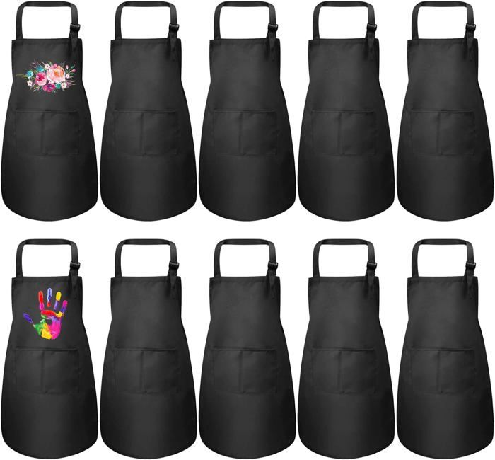 2 Packs Tablier de Cuisine Etanche Réglable Avec Poches Cuisson à Domicile Tabliers Pour Femmes 2 Packs Tablier de Cuisine Etanche Réglable Avec Poches Cuisson à Domicile Tabliers Pour Femmes