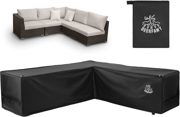 Housse De Table De Jardin 90x40x75cm - Tissu Oxford 600D Imperméable, Anti-UV, Résistante Au Vent, Protection Extérieure Pour Mobilier