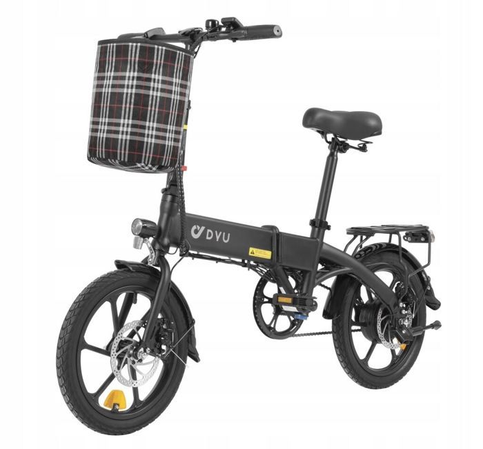 DYU A1F PRO - vélo électrique pliant - roues de 16 pouces - moteur 250W - batterie 36V 7.5ah - vélo de ville 3 modes de conduite