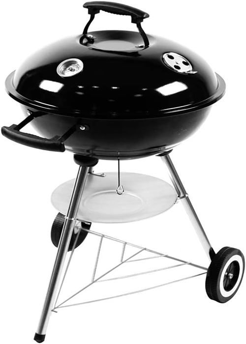 ONLYFIRE GRILLS Barbecue à Granulés De Bois Avec Chariot Pliable, Sonde à Viande Et Zone De Cuisson à 2 Niveaux, Barbecue Portable Pour Extérieur, Terrasse, Jardin, Camping-car, Camping, Plage
