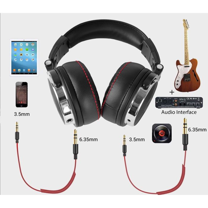 Casque audio - ONEODIO - Pro 50 - Noir - Hi-Res audio - Micro intégré - Circum-aural