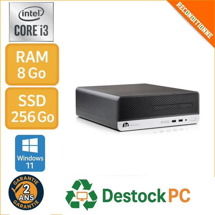 Windowsデスクトップ #856 HP ProDesk 400 G4 i3-7100 8GB 256Gb HP ProDesk 400 G4 - SFF Core i3 7100 3.9 GHz - 8 GB - SSD 256 GB