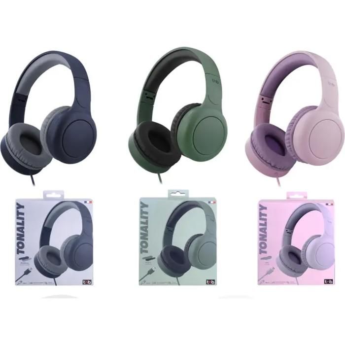 TnB Casque Filaire Supra aural Pads en Mousse Doublure de larceau pour Un Confort Optimal câble USB C - vue 2