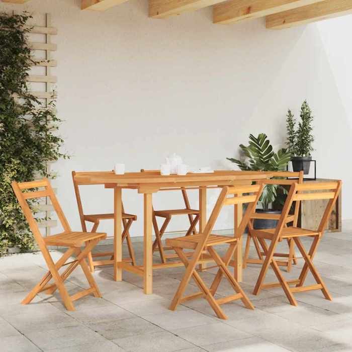 Table extensible de jardin-Table extérieur 110-160x80x75 cm bois de teck solide SHL755042