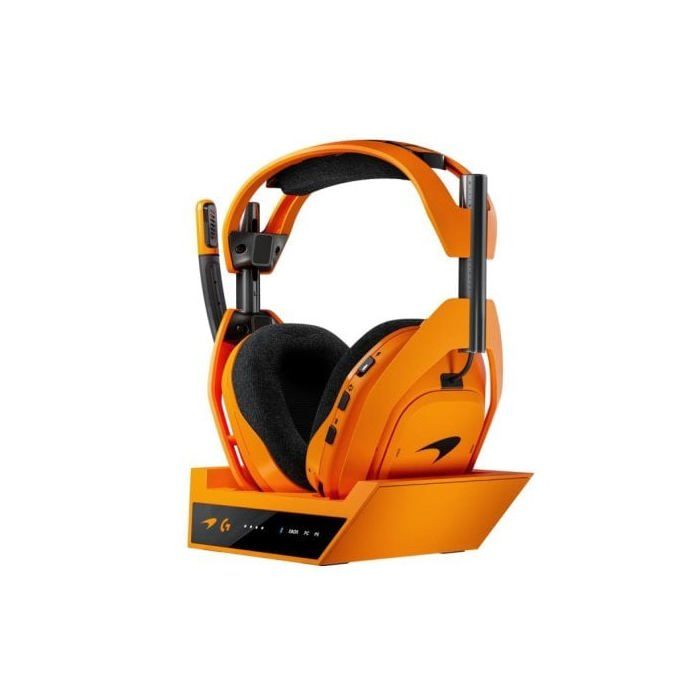 Auriculares Logitech G Astro A50 X Edición McLaren Racing inalámbricos RF gaming multiplataforma con Bluetooth y paso HD