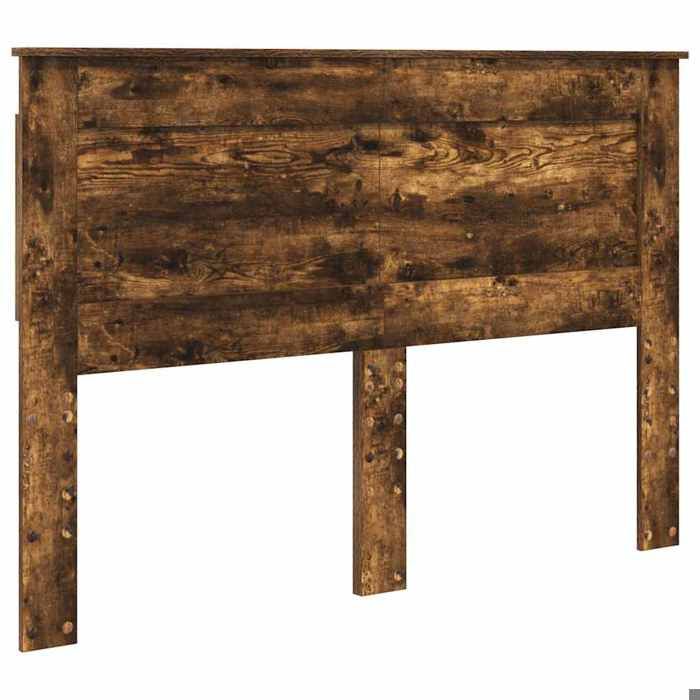 Tête de lit en chêne fumé - vidaxl - 160 cm - Bois dingénierie - Facile à nettoyer - Durable - Usage intérieur