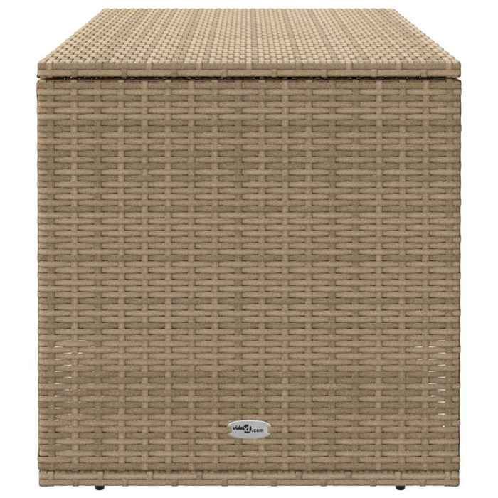 Sale 2026 Coffre à coussins dextérieur - BURKE - MEUBLE JARDIN - beige 100x55x55 5 cm - polyrotin CC31