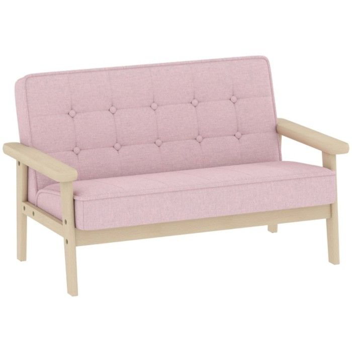 Fauteuil enfant velours rose 77x42x48cm - Canapé structure bois tissu doux pour filles et garçons de 3 à 15 ans Fauteuil enfant velours rose 77x42x48cm - Canapé structure bois tissu doux pour filles et garçons de 3 à 15 ans