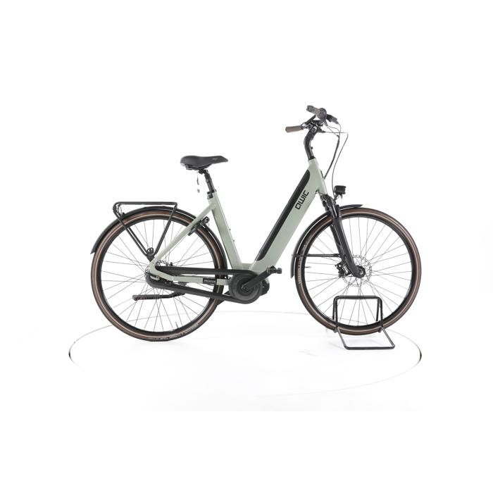 Vélo électrique - QWIC Premium MN7+ - vert - Vélo électrique de ville - Bafang 540 Wh Reconditionné - Qwic