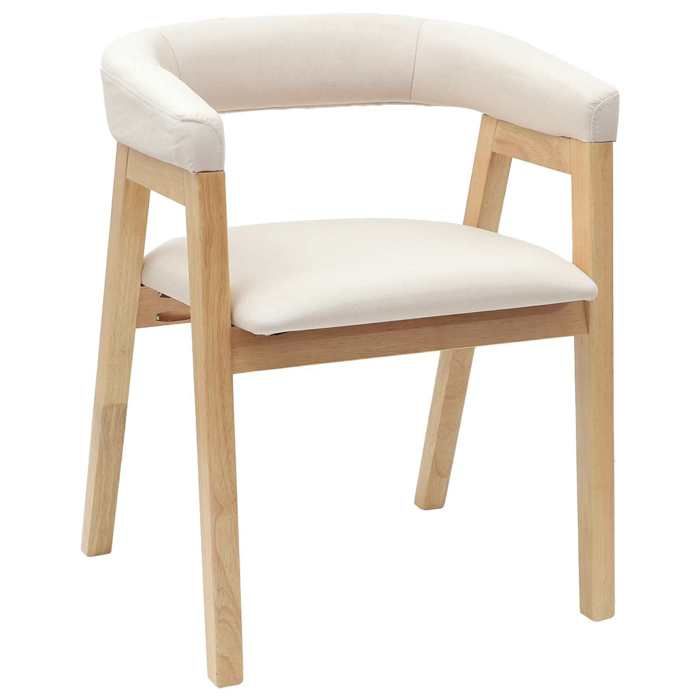 ShieldPro®Lot de 2 Chaises à manger Scandinaves - CLOUD - Meuble de Cuisine - 2 Personnes - Naturel 54x57x73 cm 1348585