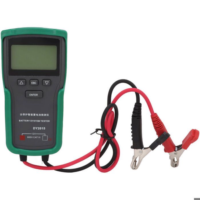 Testeur de batterie automobile - PZCC - 12V - Test démarrage - Test charge - Protection inversion polarité