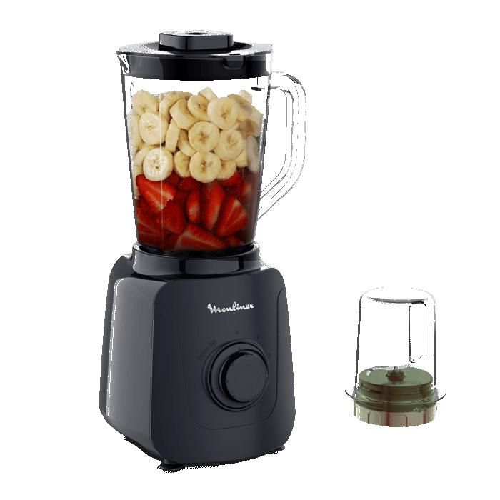 Blender Moulinex Blendforce Essential LM4118F0 – 450 W, 2 Vitesses, Fonction Glace Pilée