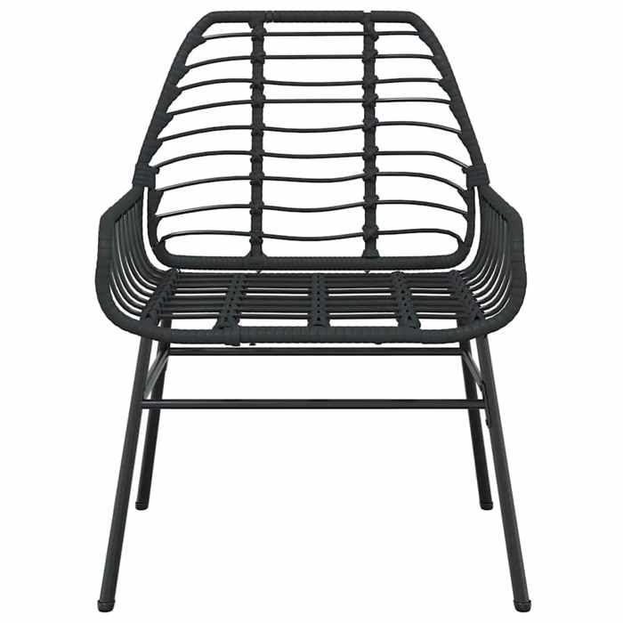 Chaises de jardin - (lot de 2) - Meuble de Siège - Noir Résine tressée CC1751