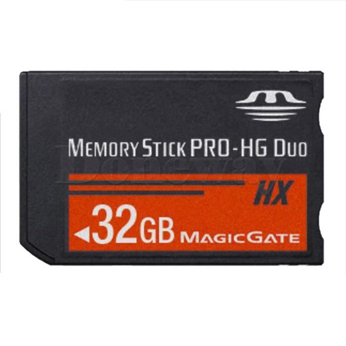 Carte mémoire Memory Stick MS Pro Duo Compatible pour Sony