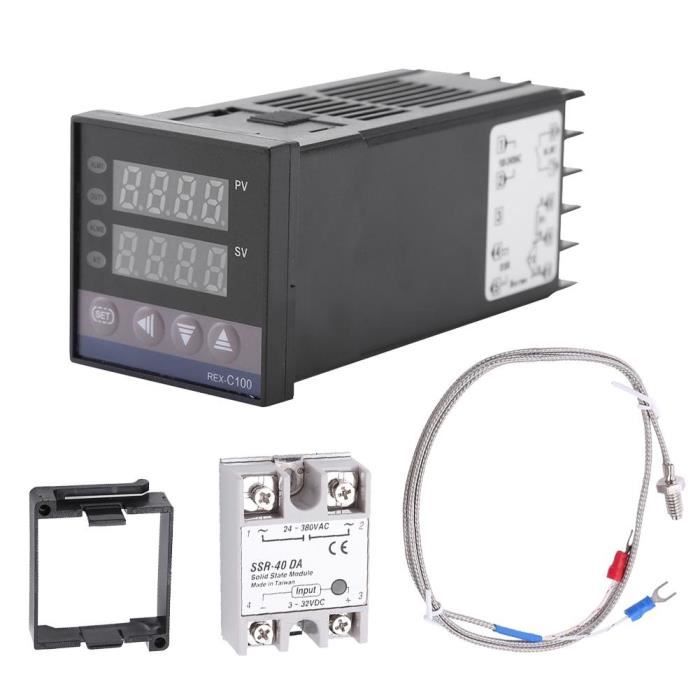 REX-C100 1300℃ Thermostat PID, Kit De Contrôleur De | FindTheDeal REX-C100 1300℃ Thermostat PID, Kit De Contrôleur De | FindTheDeal