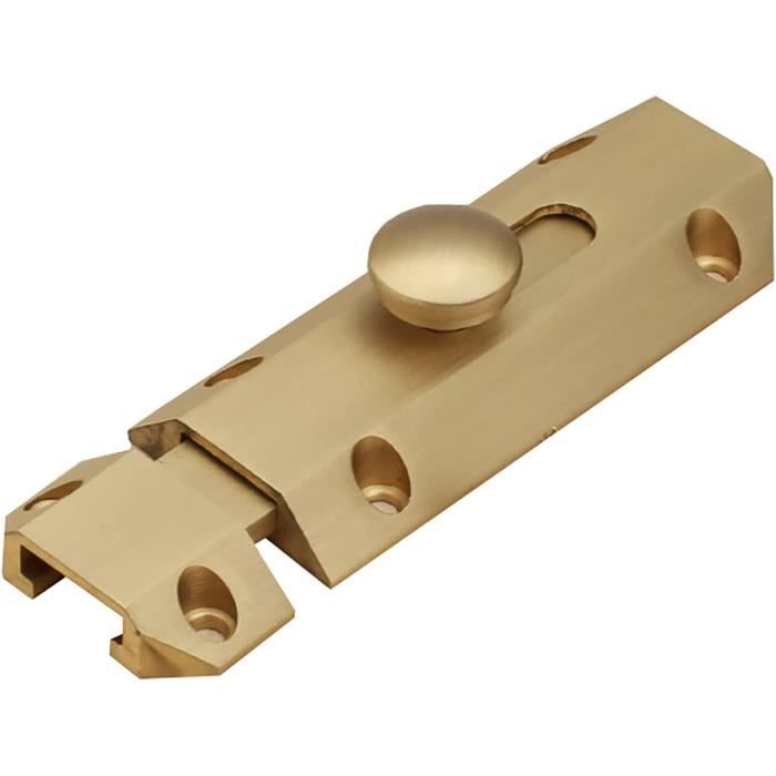 Boulons De Porte Coulissante Don-Jo - En Laiton Massif - Différentes Longueurs (2" à 12") - Pour Finition De Porte