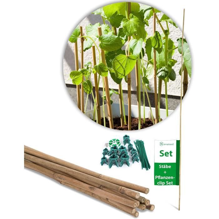 50 Pinces En Bambou Jetables Papstar - 10cm - Pour Événements, Cocktails - Écologiques