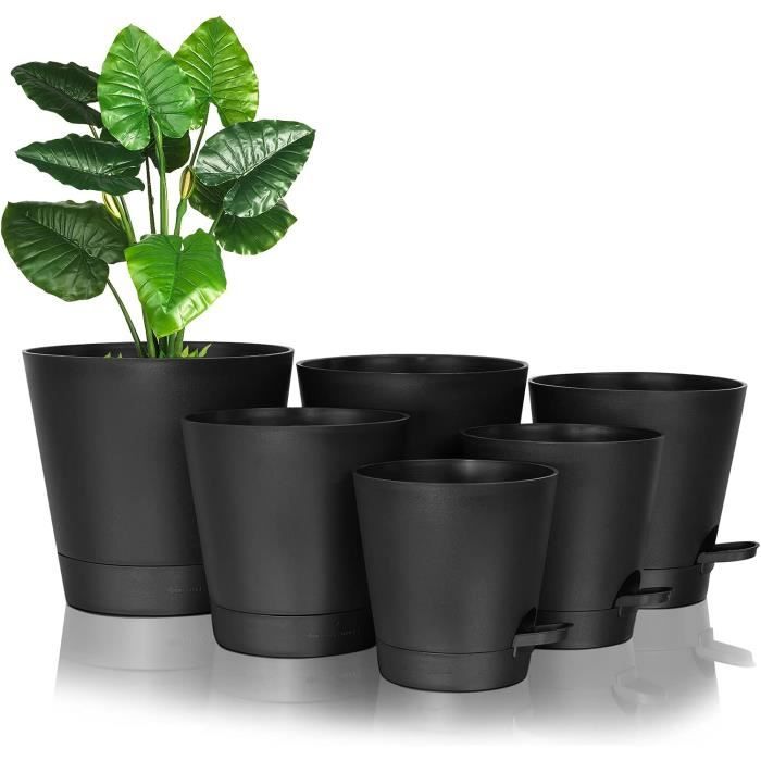 6 pièces Soucoupe Pot Fleur Transparent, Coupelle Pot de Fleur pour Plante  Intérieur et Extérieur, Plateau en Plastique Transparent, - Cdiscount Jardin