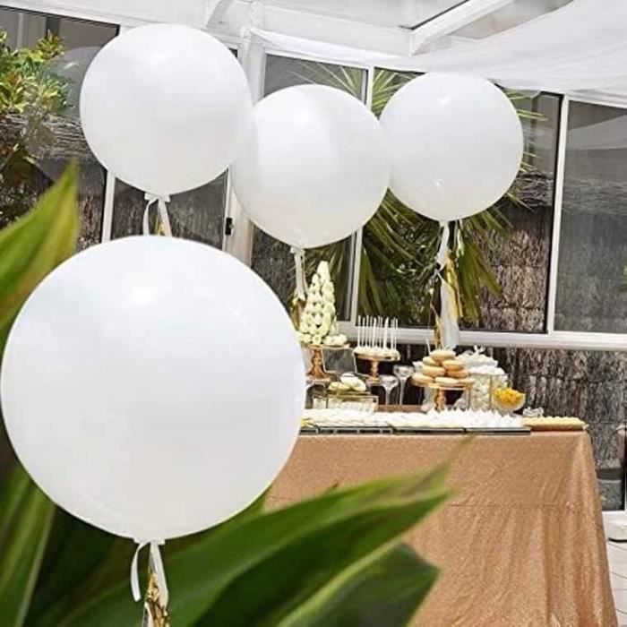 Lot De Ballons Géants Latex 72 Pouces - Décoration Fête, Mariage, Célébration - Neuf