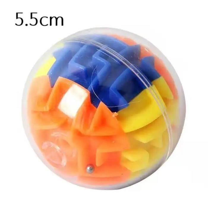 Labyrinthe 3D Cube Sphère - Casse-tête Bille Roulante - Jeu éducatif De Concentration - Pour Salle De Classe, Voyage, Attente, Famille - 7